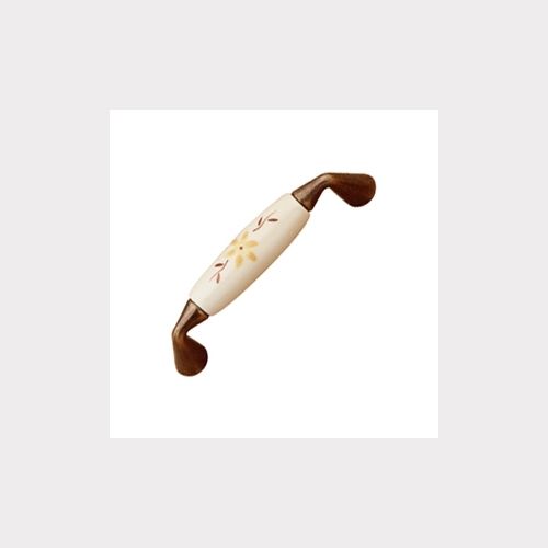 ANSA PORCELLANA FLOR MARRÓ 