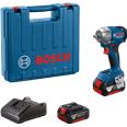 ATORN. BATERIA BOSCH GDS 18V-350 D'IMPACTE 1/2" + 2 BAT. 4 AH. + L-CASE.