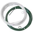 FIL DE FERRO FORRAT PL&Agrave;STIC BLANC 15 MTS.