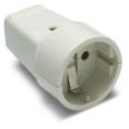 BASE SCHUKO BIPOLAR TT. LATERAL BLANC