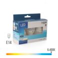 BOMBETA LED ESF&Egrave;RICA 5W. E-14 LLUM FREDA 6400K, PACK 3 UNITATS.