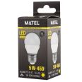 BOMBETA LED ESF&Egrave;RICA 5W. E-27 LLUM C&Agrave;LIDA 2700K.