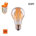 BOMBETA LED ESF&Egrave;RICA &Oslash; 60MM 6W E27  FILAMENTS LLUM C&Agrave;LIDA.