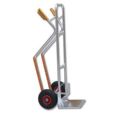 CARRETILLA PLEG. ALUMINI 180 KG. RODES NEUM.