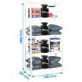 KIT ESTANTERIA BLANC 180X90X30 PROFER.